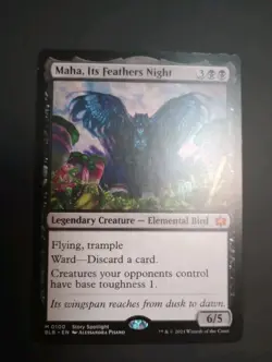 MTG - 1x Maha Its Feathers Night - Bloomburrow - NM - Image 1