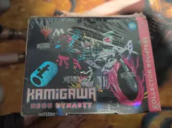 Magic The Gathering Kamigawa: Neon Dynasty Collector Booster Box - 12 Packs 195166105338 - Image 1