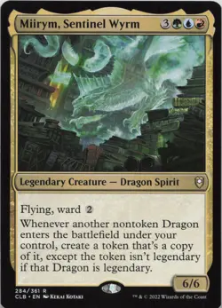 Miirym, Sentinel Wyrm R Commander Legends: Battle for Baldur's Gate 284 - LP MTG - Image 1