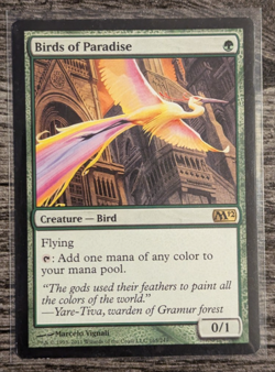 MTG: Birds of Paradise (Core Set 2012) (RARE) - Image 1
