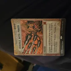 MTG Crackle with power Mythic rare outlaws of thunder junction FOIL - Image 1