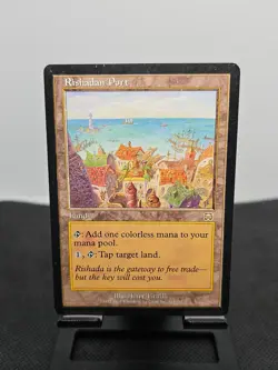 Rishadan Port - Mercadian Masques - Lightly Played (LP) - Clean Front - MTG - Image 1