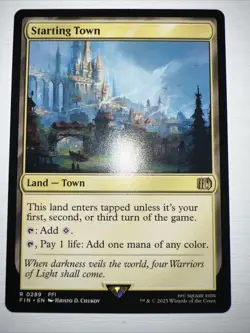 Starting Town - #0289 - MTG - Final Fantasy - Non-Holo Rare - Near Mint - Image 1