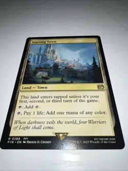 Starting Town - #0289 - MTG - Final Fantasy - Non-Holo Rare - Near Mint - Image 2