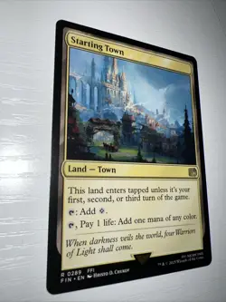 Starting Town - #0289 - MTG - Final Fantasy - Non-Holo Rare - Near Mint - Image 4