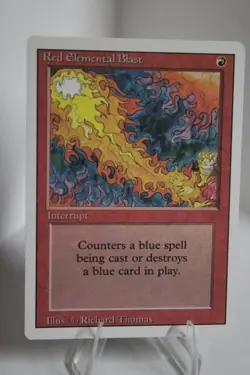 Red Elemental Blast 171 Revised Edition NM English 78 - Image 1