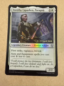 DANITHA CAPASHEN PARAGON (PRERELEASE) (FOIL)-DOMINARIA-MTG- MAGIC THE GATHERING - Image 1
