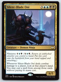 Silent-Blade Oni - Commander: Streets of New Capenna - MTG - Near Mint - Image 1