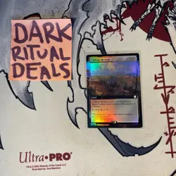 Clifftop Retreat (Extended Art Foil) - Fallout (PIP) - Rare - NM - MTG Singles - Image 1