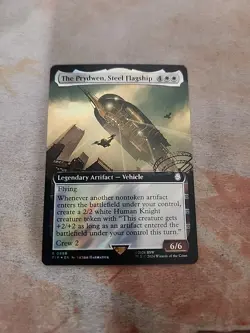 The Prydwen, Steel Flagship Extended Art Surge Foil Universes Beyond Fallout MTG - Image 1