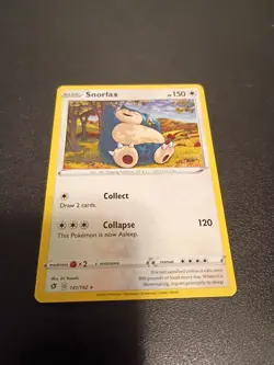 Pokemon TCG Snorlax 141/192 Rebel Clash - Image 1