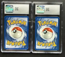 Pair Pokemon TCG Chikorita 54/111 & Bayleef 29/111 Neo Genesis CGC Graded - Image 4