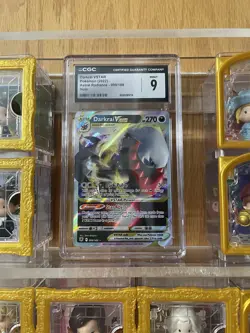 Pokemon TCG: Darkrai VSTAR Ultra Rare 099/189 Astral Radiance CGC Mint 9 Slab - Image 1