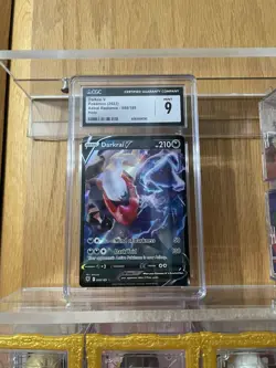 Pokemon TCG Darkrai V Astral Radiance 098/189 Holo Rare CGC 9 Mint - Image 1
