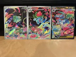 Pokemon Venusaur Evolution Line Set Bulbasaur Ivysaur Mega Venusaur EX - Image 1