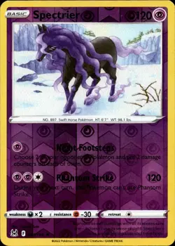 💥Pokemon - Spectrier - Reverse Holo - 081/196 - Lost Origin (NM)💥 - Image 1