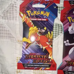 Pokemon TCG Destined Rivals Sleeved Booster Packs FACTORY SEALED Lot Of 15 - Image 2