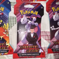 Pokemon TCG Destined Rivals Sleeved Booster Packs FACTORY SEALED Lot Of 15 - Image 3
