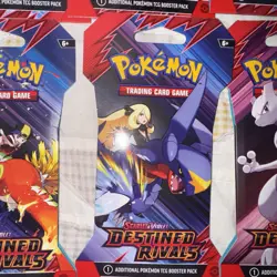 Pokemon TCG Destined Rivals Sleeved Booster Packs FACTORY SEALED Lot Of 15 - Image 4