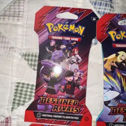 Pokemon TCG Destined Rivals Sleeved Booster Packs FACTORY SEALED Lot Of 15 - Image 5