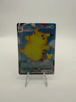 💥 Surfing Pikachu VMax # 009/025 Celebrations Ultra Rare Holo Foil Pokemon 2021 - Image 1