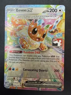 MINT Pokemon Eevee 075/131 Prize Pack Series One Stamp Stamped Promo - Image 1