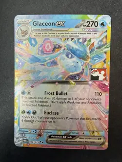 MINT Pokemon Glaceon EX 036/131 Prize Pack Series Stamp Stamped Promo Prismatic - Image 1