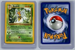 Beedrill - Base Set - - Rare - 17/102 - Pokemon - - LP Unlimited - Image 1