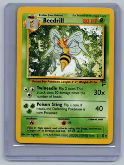 Beedrill - Base Set - - Rare - 17/102 - Pokemon - - LP Unlimited - Image 2