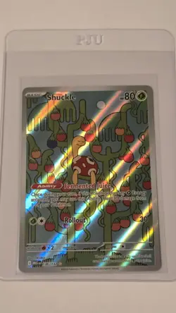 Shuckle 136/132 - Mega Evolution Pokemon Illustration Rare Holo NM - Image 1