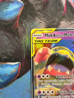 Pokemon TCG Muk & Alolan Muk GX 61/214 Ultra Rare Holo - SM Unbroken Bonds - NM - Image 3