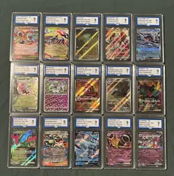 Pokemon Graded Bundle Of Slabs Grade 9 Mint - Image 1