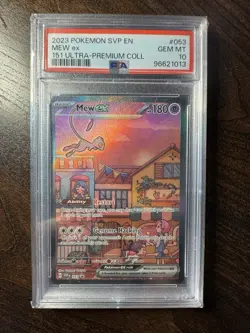Pokemon Mew ex 151 Ultra-Premium Coll. Full Art Promo SVP EN 053 PSA 10 Gem Mint - Image 1