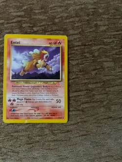 Pokemon Entei Rare 17/64 Neo Revelation WOTC 2001 Non-Holo LP - Image 5