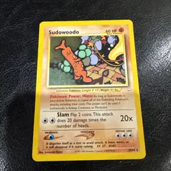 2001 Pokemon Neo Revelation Sudowoodo Unlimited #26/64 Non-Holo NM Mint - Image 1
