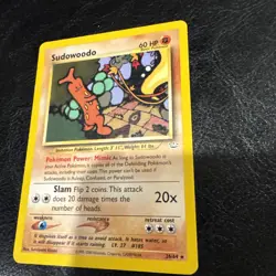 2001 Pokemon Neo Revelation Sudowoodo Unlimited #26/64 Non-Holo NM Mint - Image 2