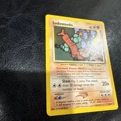 2001 Pokemon Neo Revelation Sudowoodo Unlimited #26/64 Non-Holo NM Mint - Image 3