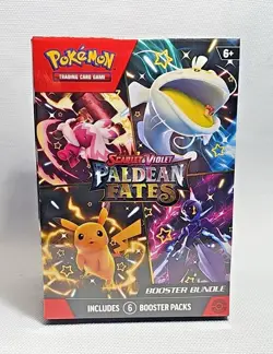 Pokemon TCG Scarlet & Violet Paldean Fates Booster Bundle Factory Sealed - Image 1