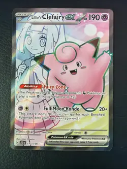 Lillie’s Clefairy EX Special Illustration Rare 173/159 Pokemon Journey Together - Image 1