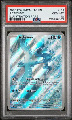 PSA 10 Articuno #161 Pokemon Journey Together English 2025 - Image 1