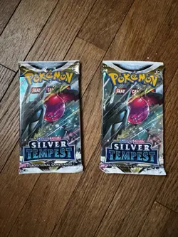 LOT OF 2 ~ Pokemon TCG Silver Tempest Booster Packs *Factory Sealed* - Image 1