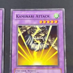 Yugioh TCG Card - 2x Kaminari Attack - MRD-041 - LP/NM - Unlimited Vintage 2002 - Image 4