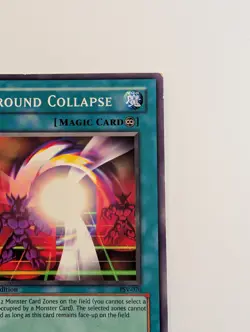 Yugioh TCG Card - 1x Ground Collapse - PSV-076 - NM/LP - Vintage - Common - 1st - Image 4