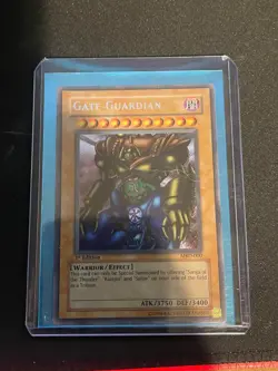 Yu-Gi-Oh 1st Edition Gate Guardian Secret Rare MRD-000 - Image 4