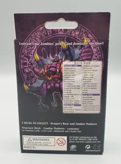 Yu-Gi-Oh Dragon's Roar & Zombie Madness 1st Edition Structure Deck Sealed - Image 5