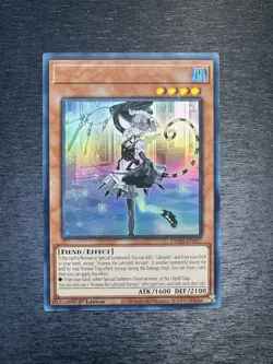YuGiOh! Arianna The Labrynth Servant TAMA - Error Misprint No Name No Imprint NM - Image 1