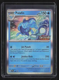 Pokemon Obsidian Flames Promo #036 Palafin Holo Card CHD - Image 1