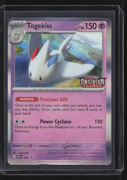 Pokemon Obsidian Flames Promo #038 Togekiss Holo Card CHD - Image 1
