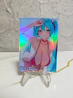 Hatsune Miku Trading Card Waifu Goddess Story Anime Girl holo Karte Manga Full - Image 1