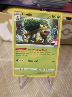 Grotle Pokemon Prize Pack Series 2 Promo Pokemon Card NM/LP Play Stamp - Image 1